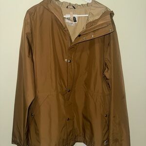 Men's Brown Hooded Jacket